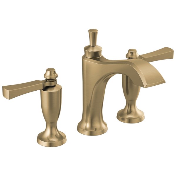 Delta Dorval Two Handle Widespread Bathroom Faucet 3556-CZMPU-DST